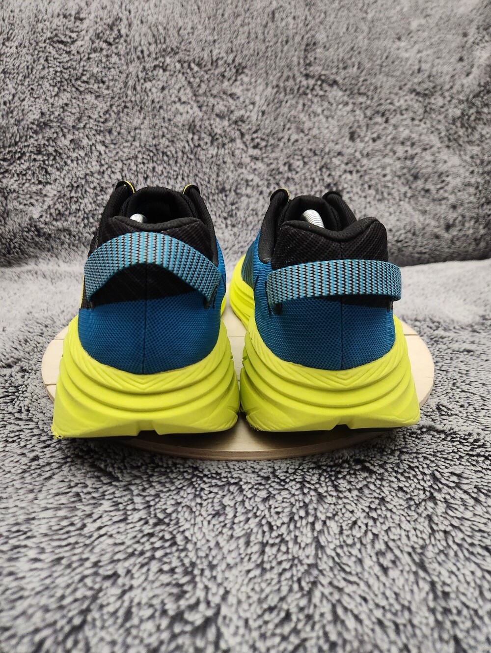 Hoka One One Mens Rincon Black Citrus Running Shoes Size 12.5 - Picture 6 of 8
